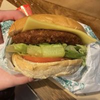 LOVE burger  at LEON in Birmingham