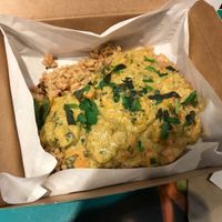 Carribean Plantain Curry  at LEON in Birmingham