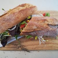 Vegan Curry bread at Barista Coffee & Cake at Barista Coffee & Cake in Ghent