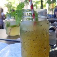 Homemade drinks 💚 at SORA - Vietnamese Vegan Cuisine in Berlin