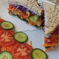 The Rainbow toast (3,25€) at Roots in Trencin