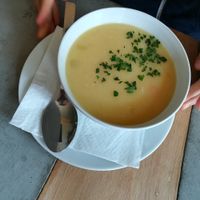 Soup from daily offer at Roots in Trencin