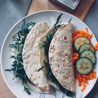 Lentil tortilla at Roots in Trencin