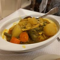 Vegetable curry, vegan  at Goa Restaurant in Clermont-ferrand