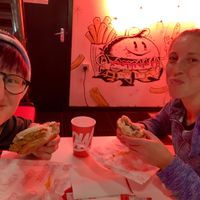 Happiness 🌱💚 at Oowee Diner in Bristol