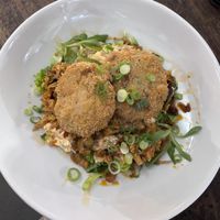 Thai ‘fish’ cakes  at Rockaway Cafe in Temple Cloud