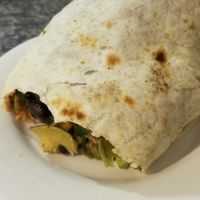 Large vegan burrito ~ BIG & Delicious! at Tesoro Fresh Mex in New Plymouth