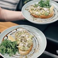 Vegan Smashed Avo at Third Base Coffee in Palm Beach