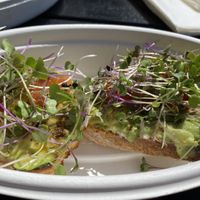 Leigh's toast, absolutely amazing. Seriously. at Y'not Organic in Pismo Beach
