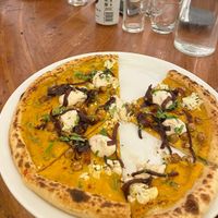 Pumpkin pizza  at El Capitano in Noosa Heads