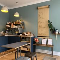 Interior of Milk cafe  at Milk in Edinburgh