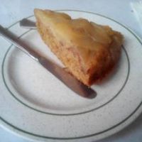 Pear cake at Vegetariano in Bilbao