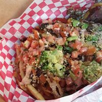 Fries at Dingers Deli - Food Cart in Portland