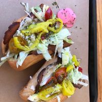 Oregon Grinder at Dingers Deli - Food Cart in Portland