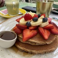 Vegan pancake at Nicolau Lisboa in Lisbon