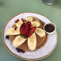 Vegan pancakes   at Nicolau Lisboa in Lisbon