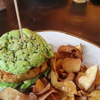 vegan burguer at Nicolau Lisboa in Lisbon