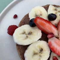 vegan pancakes   at Nicolau Lisboa in Lisbon