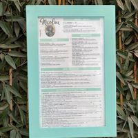 Menu at Nicolau Lisboa in Lisbon