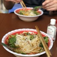 Bun Hue (without the desinfektion bottle 😆)  at Thien Tam in Ha Tien
