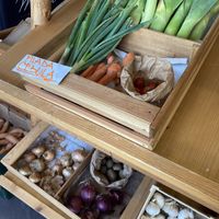 local produce  at Trgovina Krajček in Kranj