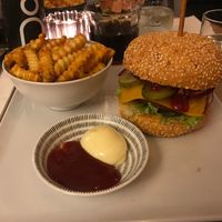 Nordic burger at H&K's - Vlaamsesteenweg in Brussels