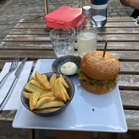 Vegan Quinoa Burger with Maio  at H&K's - Vlaamsesteenweg in Brussels
