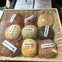 All the different buns  at H&K's - Vlaamsesteenweg in Brussels