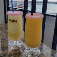 Margaritas and view at El Chango in Tenerife