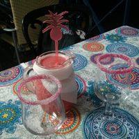 1/2L non-alcoholic strawberry Margherita. Good choice!  at El Chango in Tenerife