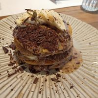 Vegan pancakes at Almond Cafe in Ioannina