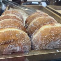 Jam donuts  at Coughlans Bakery - Reigate in Reigate