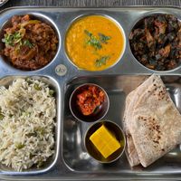 special thali at Anand Sweets in Leeds
