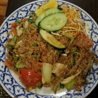 Spicy vege fried rice ~ very nice at Thai Chef's Restaurant in New Plymouth