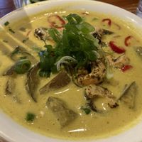 Thai green curry at Amrutha Lounge - Earlsfield in South West London