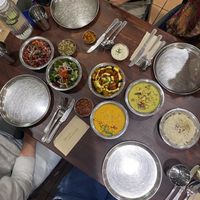 The spread!  at Amrutha Lounge - Earlsfield in South West London