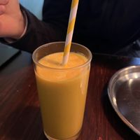 Mango lassi  at Amrutha Lounge - Earlsfield in South West London