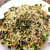 Noodle stir-fry at Amrutha Lounge - Earlsfield in South West London