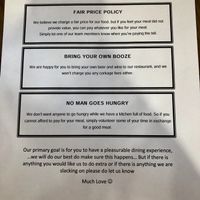 Main policies :) at Amrutha Lounge - Earlsfield in South West London