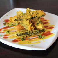Tofu fish!  at Amrutha Lounge - Earlsfield in South West London