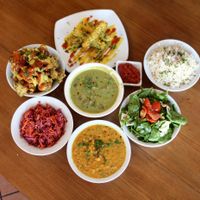 Incredible buffet!!! Brought directly to your table.  at Amrutha Lounge - Earlsfield in South West London