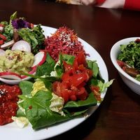 Bowl and salad at Amrutha Lounge - Earlsfield in South West London