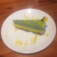 Lime and lemon cheesecake  at Amrutha Lounge - Earlsfield in South West London