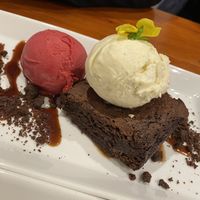 That brownie... at Amrutha Lounge - Earlsfield in South West London