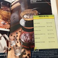 tea menu   at Green Village in Jakarta