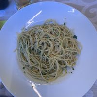 Spaghetti aglio e olio  at Al Castagno in Ehrwald