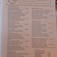 Menu at Miss Nice Banana in Gouda