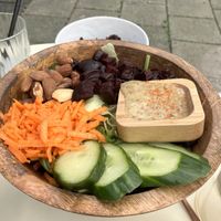 Lovely bowl 💪🏻💜  at Miss Nice Banana in Gouda