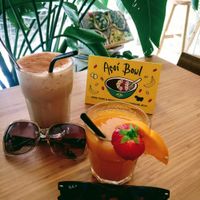 Cool drink in the hot summer!! at Miss Nice Banana in Gouda