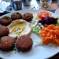 Falafels at Amon in Bruges